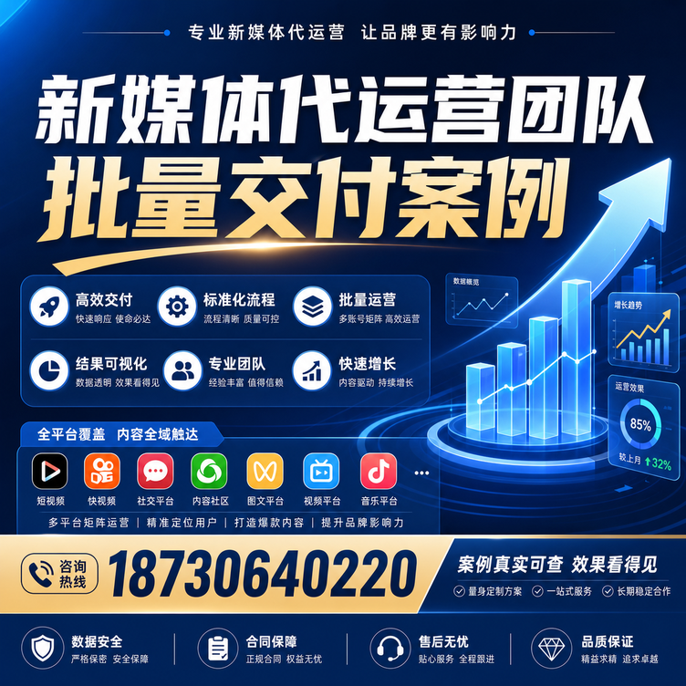 盘锦代运营公司多客户账号批量高效交付案例