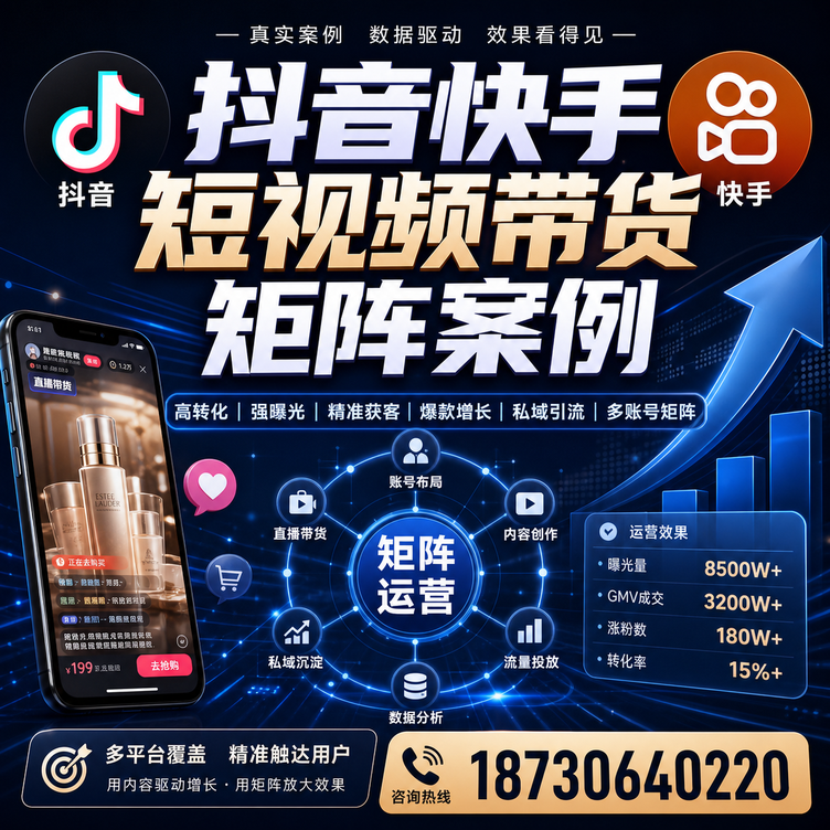 盘锦短视频带货团队多平台矩阵自动分发案例